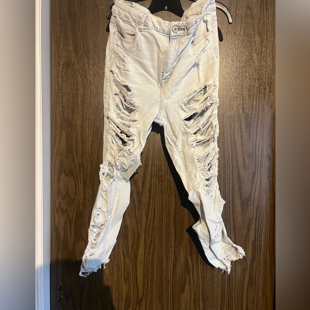 American Eagle Outfitters Light Blue Denim Jeggings